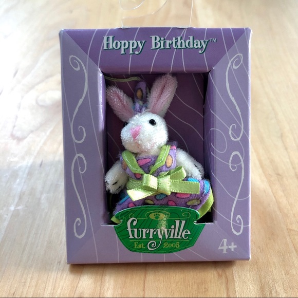 Mattel Toys New In Box Furryville Hoppy Birthday Rabbit Fig Poshmark